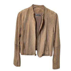 Vince Lambskin Leather Jacket Size 10